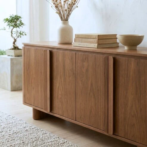 Jessy Dressoir walnoot 200cm