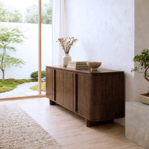 Jessy Dressoir Walnoot 200cm