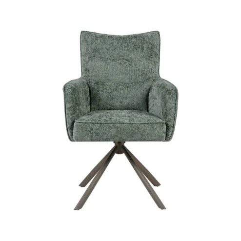 Dubai Eetkamerstoel Hunter met Bronze poot