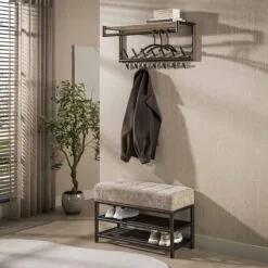 Fenna Schoenenbank Bruin|Zand 86cm