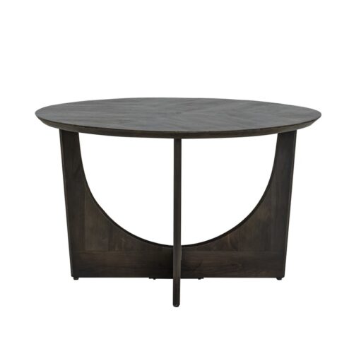 Fermo Eettafel rond olijfbruin mangohout 130cm
