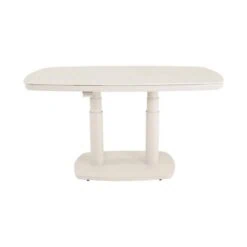 Geneva Loungetafel verstelbaar Deens ovaal beige 135cm