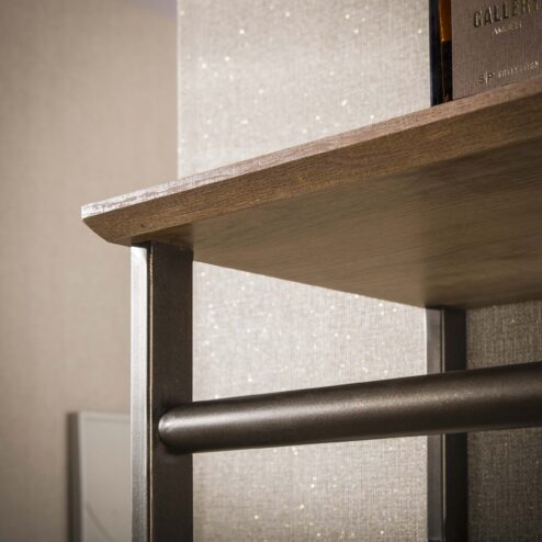 Gustavo Kapstok 6 haken Bruin 80cm