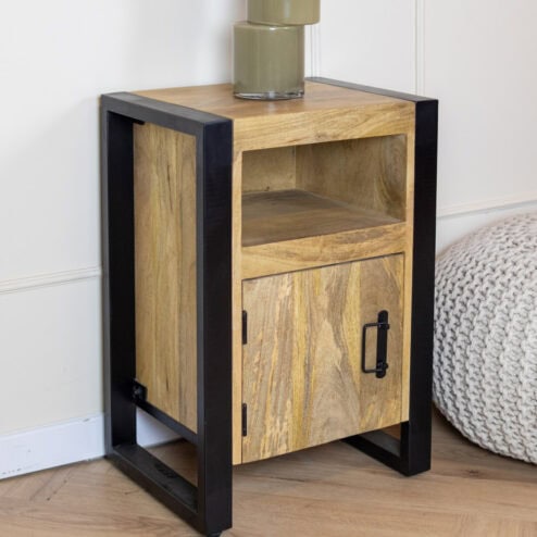 Britt Nachtkastje naturel deur rechts 45cm