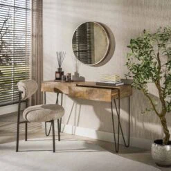 Jasmina Sidetable 2 lades Mangohout 120cm