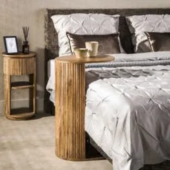 Jean Bijzettafel Mangohout 35cm