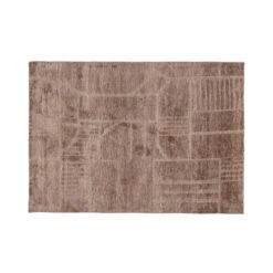 Lovi Vloerkleed Polyester/Katoen Taupe 170x240cm