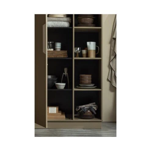 Lowen Opbergkast Dennenhout Mud 100cm