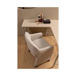 Lyric Eetkamerstoel Met Wielen Greige