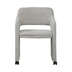 Lyric Eetkamerstoel Met Wielen Greige