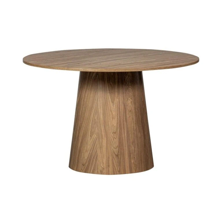 Maan Eettafel Rond MDF Walnoot 120cm