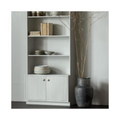 Madu Boekenkast Dennenhout Wolkengrijs 80cm