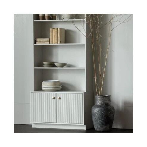 Madu Boekenkast Dennenhout Wolkengrijs 80cm