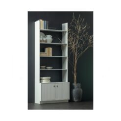 Madu Boekenkast Dennenhout Wolkengrijs 80cm