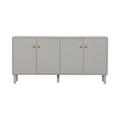 Madu Dressoir Dennenhout Wolkengrijs 160cm