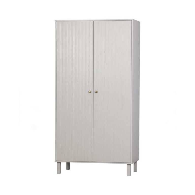 Madu Garderobekast Dennenhout Wolkengrijs 100cm