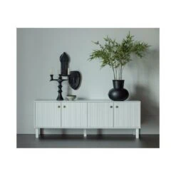 Madu TV Meubel Dennenhout Wolkengrijs 160cm