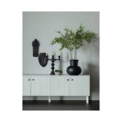 Madu TV Meubel Dennenhout Wolkengrijs 160cm