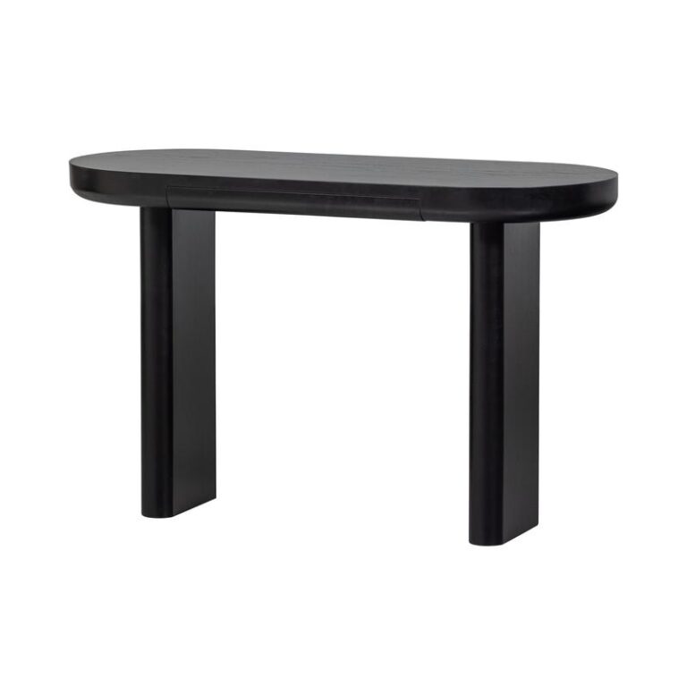 Mael Bureau Fineer Zwart 120cm