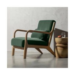 Mark Fauteuil Velvet Flesgroen