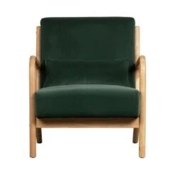 Mark Fauteuil Velvet Flesgroen