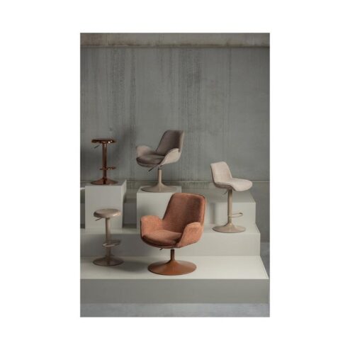 Marten Fauteuil stof Oranje