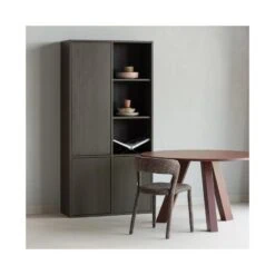 Merel Opbergkast Dennenhout Middenbruin 100cm