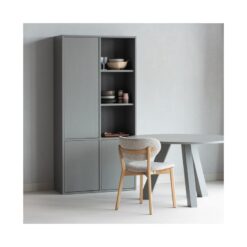 Merel Opbergkast Dennenhout Warmgrijs 100cm