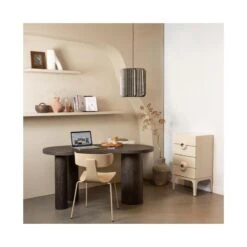 Merge Ladekast 4 Lades Eucalyptushout Greige 44cm