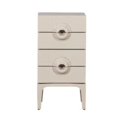 Merge Ladekast 4 Lades Eucalyptushout Greige 44cm