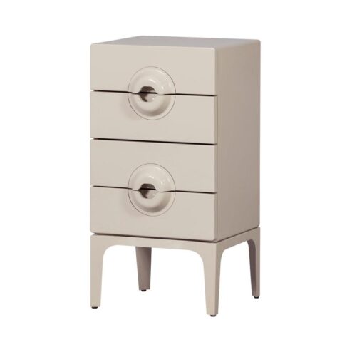 Merge Ladekast 4 Lades Eucalyptushout Greige 44cm