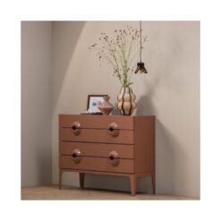 Merge Ladekast Eucalyptushout Oudroze 110cm