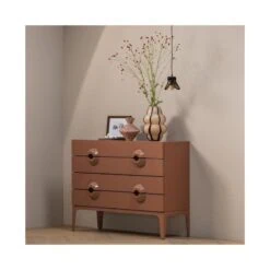 Merge Ladekast Eucalyptushout Oudroze 110cm