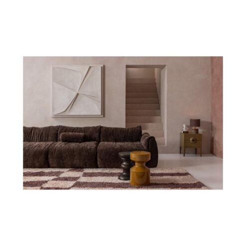 Merge Nachtkastje 2 Lades Eucalyptushout Honinggeel 44cm