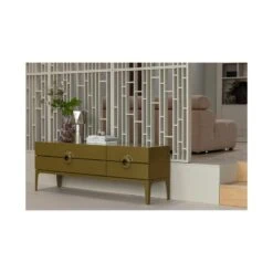 Merge TV Meubel Eucalyptushout Honinggeel 160cm