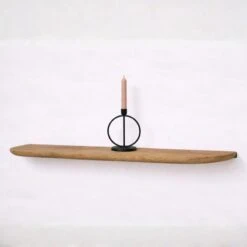 Mette Wandplank zwevend Naturel 100cm