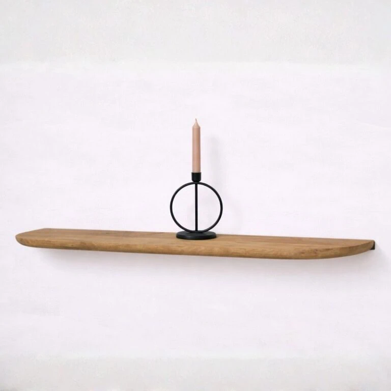 Mette Wandplank zwevend Naturel 100cm