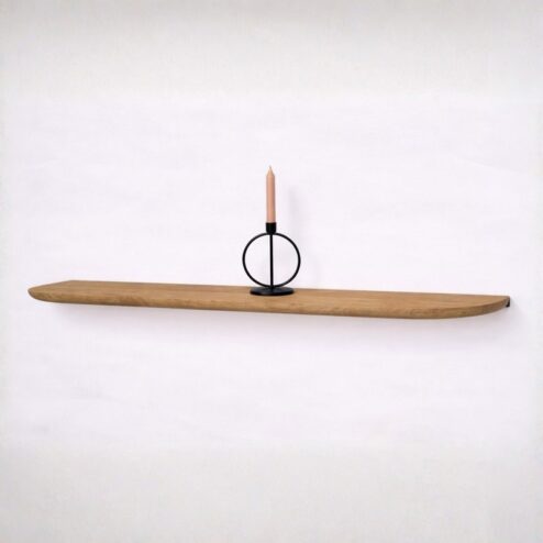 Mette Wandplank zwevend Naturel 120cm