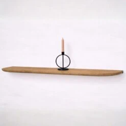 Mette Wandplank zwevend Naturel 140cm