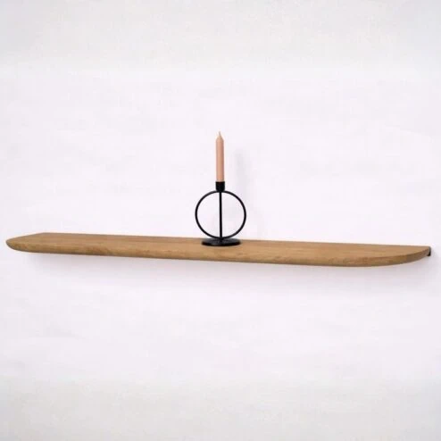 Mette Wandplank zwevend Naturel 140cm