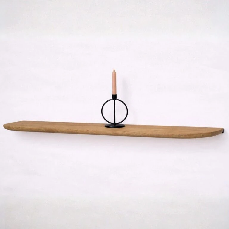 Mette Wandplank zwevend Naturel 140cm