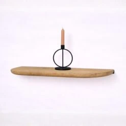 Mette Wandplank zwevend Naturel 60cm