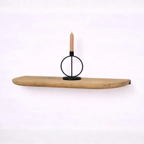 Mette Wandplank zwevend Naturel 60cm