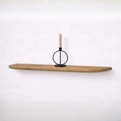 Mette Wandplank zwevend Naturel 80cm