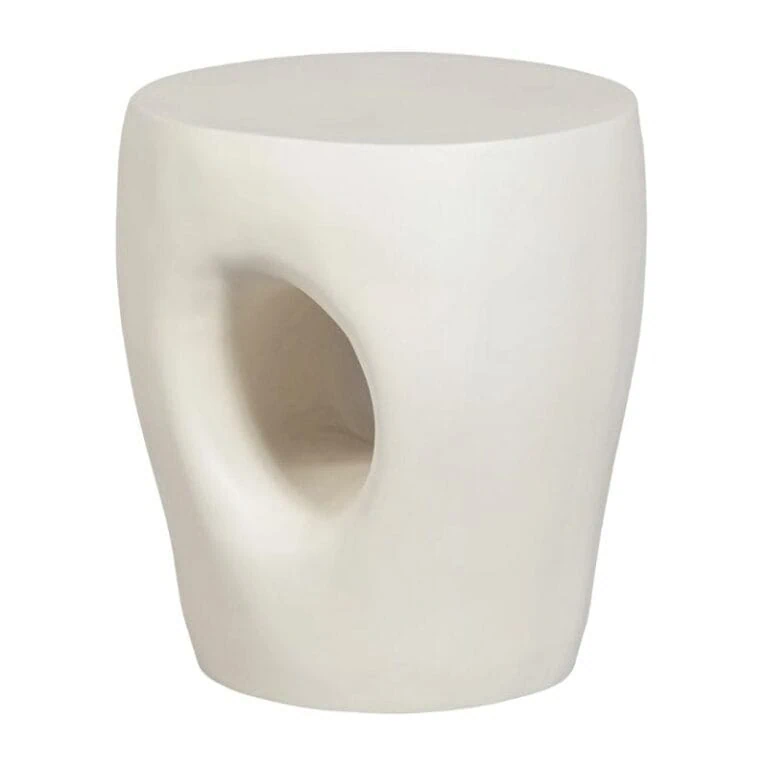 Mica Tuin Bijzettafel Vezelversterkte Polymeer Naturel 40cm