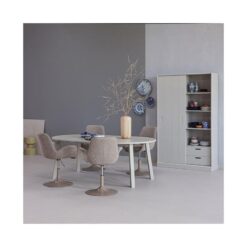 Mila Schuifdeurkast Dennenhout Dust 120cm