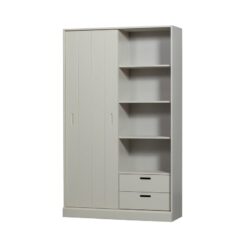 Mila Schuifdeurkast Dennenhout Dust 120cm
