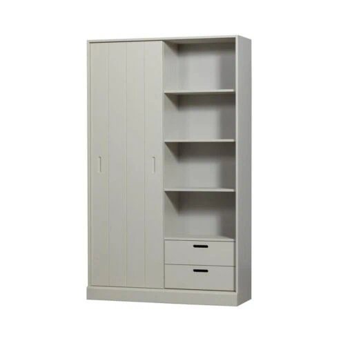 Mila Schuifdeurkast Dennenhout Dust 120cm