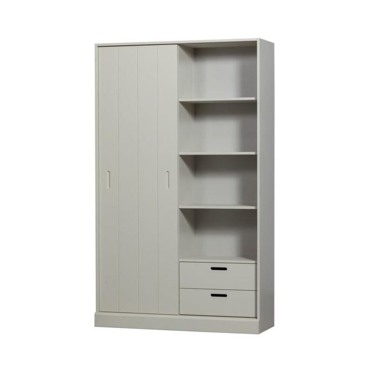 Mila Schuifdeurkast Dennenhout Dust 120cm