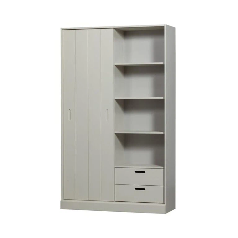 Mila Schuifdeurkast Dennenhout Dust 120cm